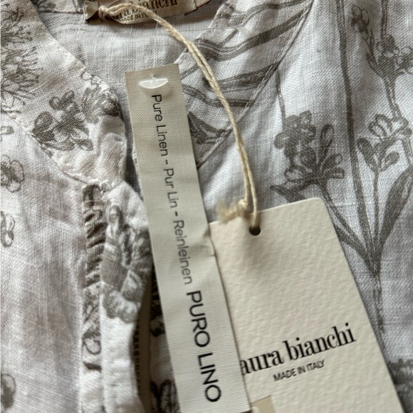 Women’s pure linen vest/top size large - Picture 2 of 4